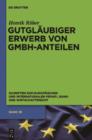Image for Gutglaubiger Erwerb von GmbH-Anteilen : 38
