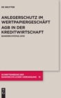 Image for Anlegerschutz im Wertpapiergeschaft. AGB in der Kreditwirtschaft