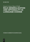 Image for Rule Generalization and Optionality in Language Change