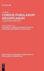 Image for Fabulae Aesopicae Soluta Oratione Conscriptae, Fasciculus 1