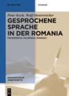 Image for Gesprochene Sprache in der Romania: Franzosisch, Italienisch, Spanisch : 31
