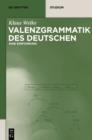 Image for Valenzgrammatik des Deutschen: Eine Einfuhrung