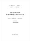 Image for Fragmenta Poetarum Latinorum Epicorum Et Lyricorum