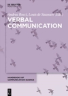Image for Verbal communication