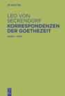 Image for Korrespondenzen der Goethezeit: Edition und Kommentar