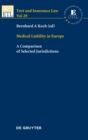 Image for Medical Liability in Europe : A Comparison of Selected Jurisdictions