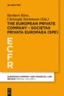 Image for The European Private Company - Societas Privata Europaea (SPE) : 3
