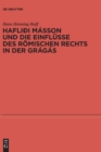 Image for Hafliði Masson und die Einflusse des romischen Rechts in der Gragas