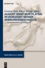 Image for August Graf von Platen im Horizont seiner Wirkungsgeschichte: Ein deutsch-italienisches Kolloquium
