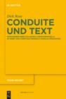Image for Conduite und Text: Paradigmen eines galanten Literaturmodells im Werk von Christian Friedrich Hunold (Menantes)