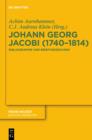 Image for Johann Georg Jacobi (1740-1814): Bibliographie und Briefverzeichnis
