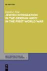 Image for Jewish integration in the German army in the First World War