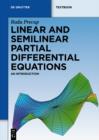 Image for Linear and semilinear partial differential equations: an introduction