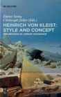 Image for Heinrich von Kleist: Style and Concept : Explorations of Literary Dissonance