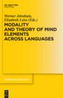 Image for Modality and Theory of Mind Elements across Languages