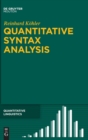 Image for Quantitative Syntax Analysis