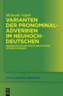 Image for Varianten der Pronominaladverbien im Neuhochdeutschen: Grammatische und soziolinguistische Untersuchungen