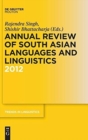 Image for Annual Review of South Asian Languages and Linguistics : 2012