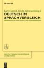 Image for Deutsch im Sprachvergleich: Grammatische Kontraste und Konvergenzen : 2011