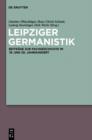 Image for Leipziger Germanistik: Beitrage zur Fachgeschichte im 19. und 20. Jahrhundert