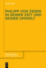 Image for Philipp von Zesen in seiner Zeit und seiner Umwelt