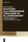 Image for Dichtung als verborgene Theologie im 18. Jahrhundert: Lavaters religioses Drama &quot;Abraham und Isaak&quot; und Schillers Operette &quot;Semele&quot;