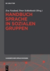 Image for Handbuch Sprache in sozialen Gruppen : 9