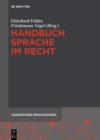 Image for Handbuch Sprache im Recht