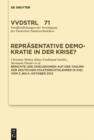 Image for Reprasentative Demokratie in der Krise?: Referate und Diskussionen auf der Tagung der Vereinigung der Deutschen Staatsrechtslehrer in Kiel vom 3. bis 6. Oktober 2012 : 72