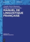 Image for Manuel de linguistique francaise