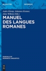 Image for Manuel des langues romanes
