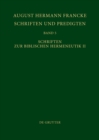 Image for Schriften Zur Biblischen Hermeneutik II