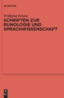 Image for Schriften Zur Runologie Und Sprachwissenschaft