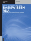 Image for Basiswissen RDA : Eine Einfuhrung fur deutschsprachige Anwender