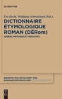 Image for Dictionnaire ?tymologique Roman (D?Rom)