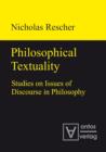 Image for Philosophical Textuality: Studies on Issues of Discourse in Philosophy
