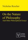 Image for On the Nature of Philosophy and Other Philosophical Essays