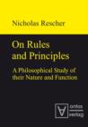 Image for On Rules and Principles