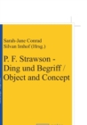 Image for P. F. Strawson - Ding und Begriff / Object and Concept