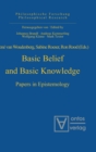 Image for Basic Belief and Basic Knowledge : Papers in Epistemology