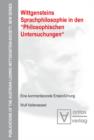 Image for Wittgensteins Sprachphilosophie in den &quot;Philosophischen Untersuchungen&quot;: Eine kommentierende Ersteinfuhrung