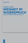 Image for Weisheit im Widerspruch: Studien zu den Elihu-Reden in Ijob 32-37