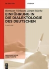 Image for Einfuhrung in die Dialektologie des Deutschen