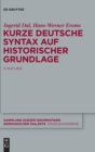 Image for Kurze deutsche Syntax auf historischer Grundlage