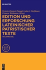Image for Edition und Erforschung lateinischer patristischer Texte : 150 Jahre CSEL