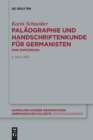 Image for Palaographie und Handschriftenkunde fur Germanisten