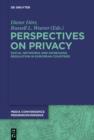 Image for Perspectives on privacy: social networks and increasing regulation in European countries