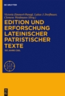 Image for Edition Und Erforschung Lateinischer Patristischer Texte: 150 Jahre CSEL : [Extra Seriem]