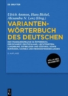 Image for Variantenworterbuch des Deutschen