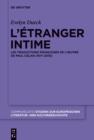 Image for L&#39;etranger intime: Les traductions francaises de l&#39;ouvre de Paul Celan (1971-2010) : 42